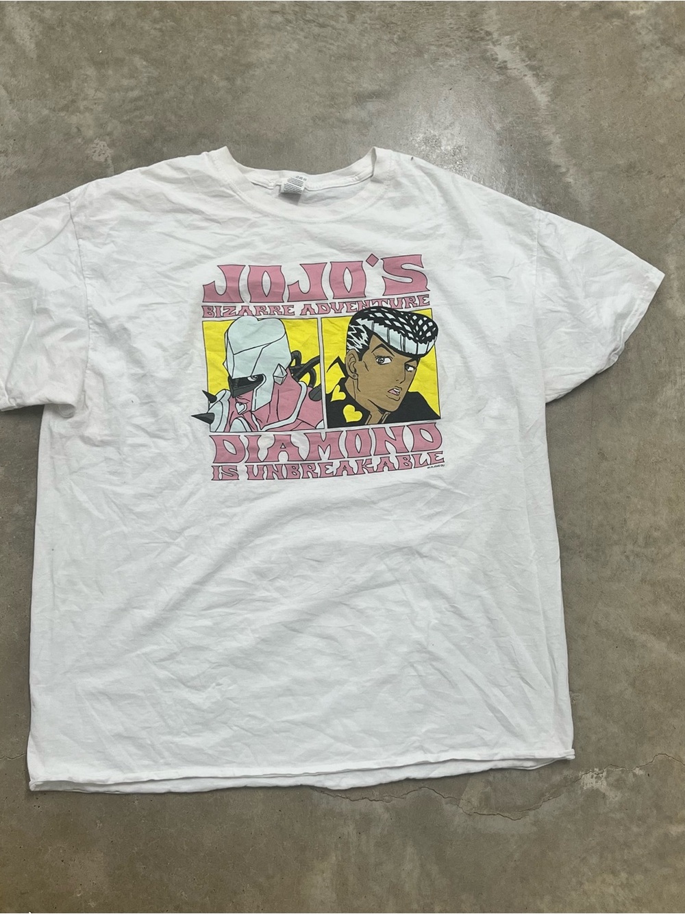 JoJo’s Bizarre Adventure Diamond Is Unbreakable Graphic Tee XL